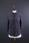 BURBERRY BRIT Multicolor Nova Check Long Sleeve Button Down Blouse Shirt – Size M