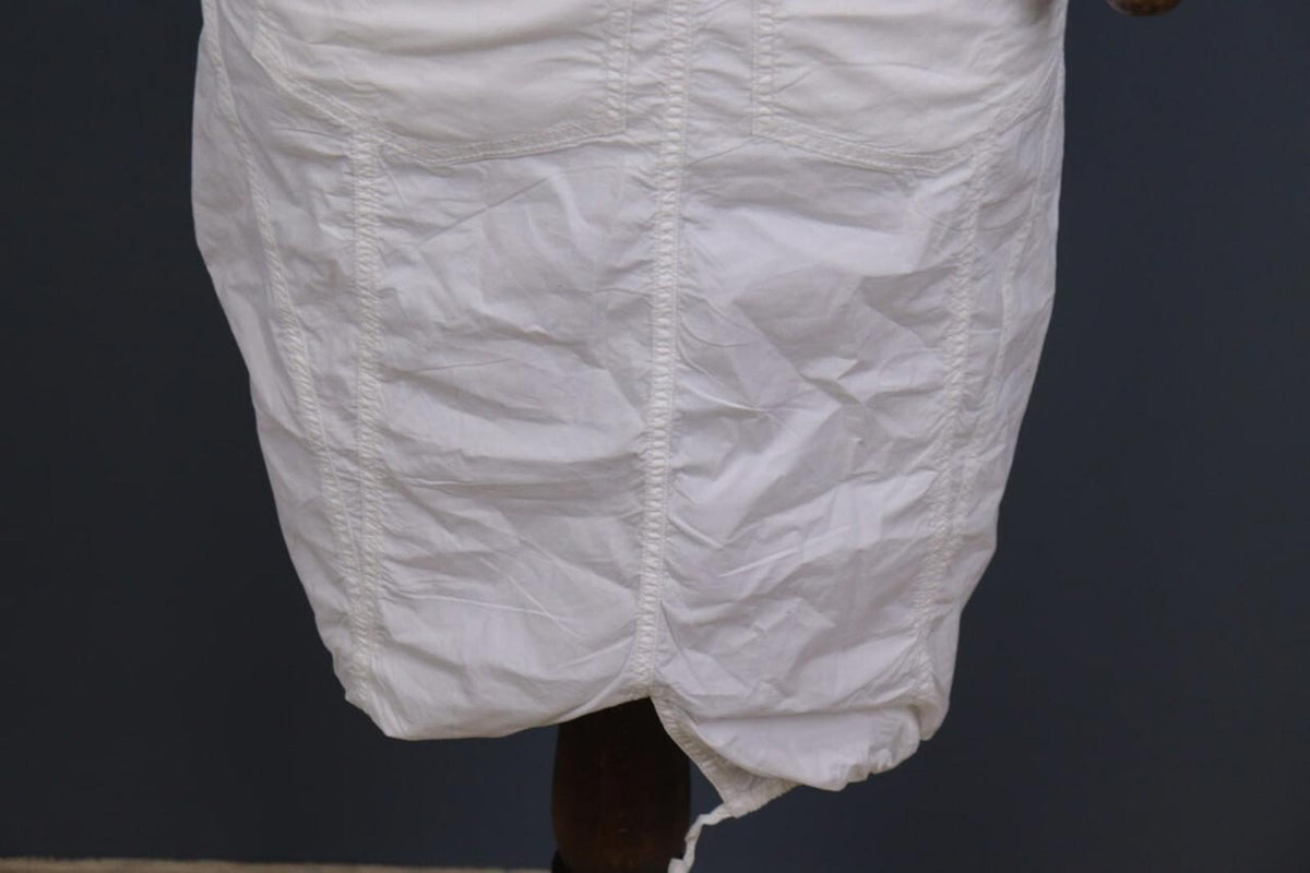 ANNETTE GORTZ Summer White Sleeveless Bodycon Wrape Midi Dress – Size 34