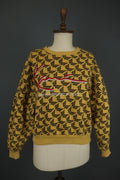 Karl Kani Multi Geometric Fleece Lined Raglan Sleeve Pullover Sweatshirt – Size M