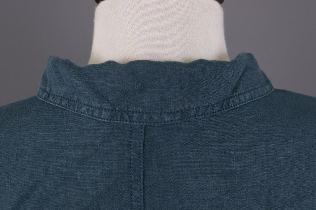 TRANSIT PAR SUCH 164 Blue Lagenlook Lightweight Linen Coat Jacket – Size 5