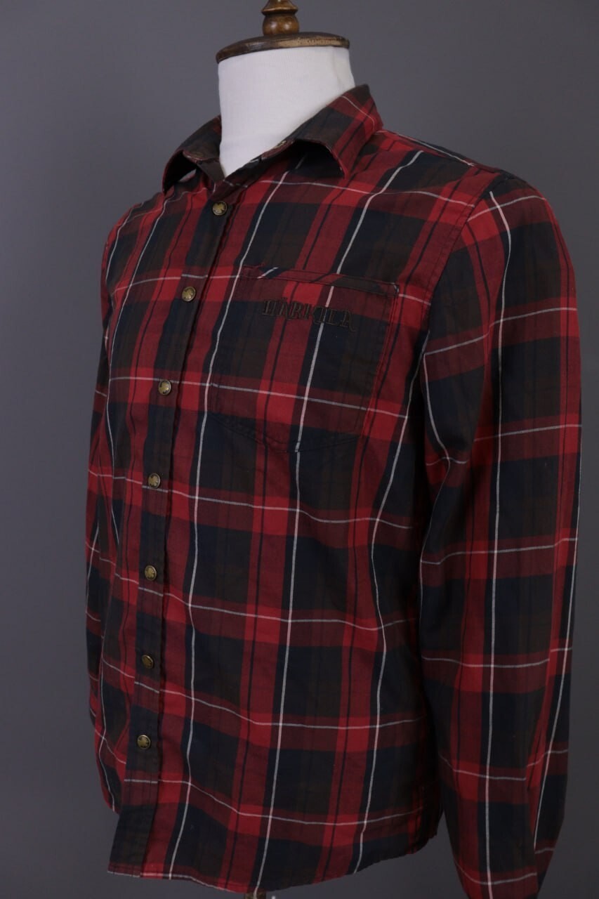 Härkila of Scandinavia Plaid Wool Check Long Sleeve Wool Overshirt Shirt – Size M – Used