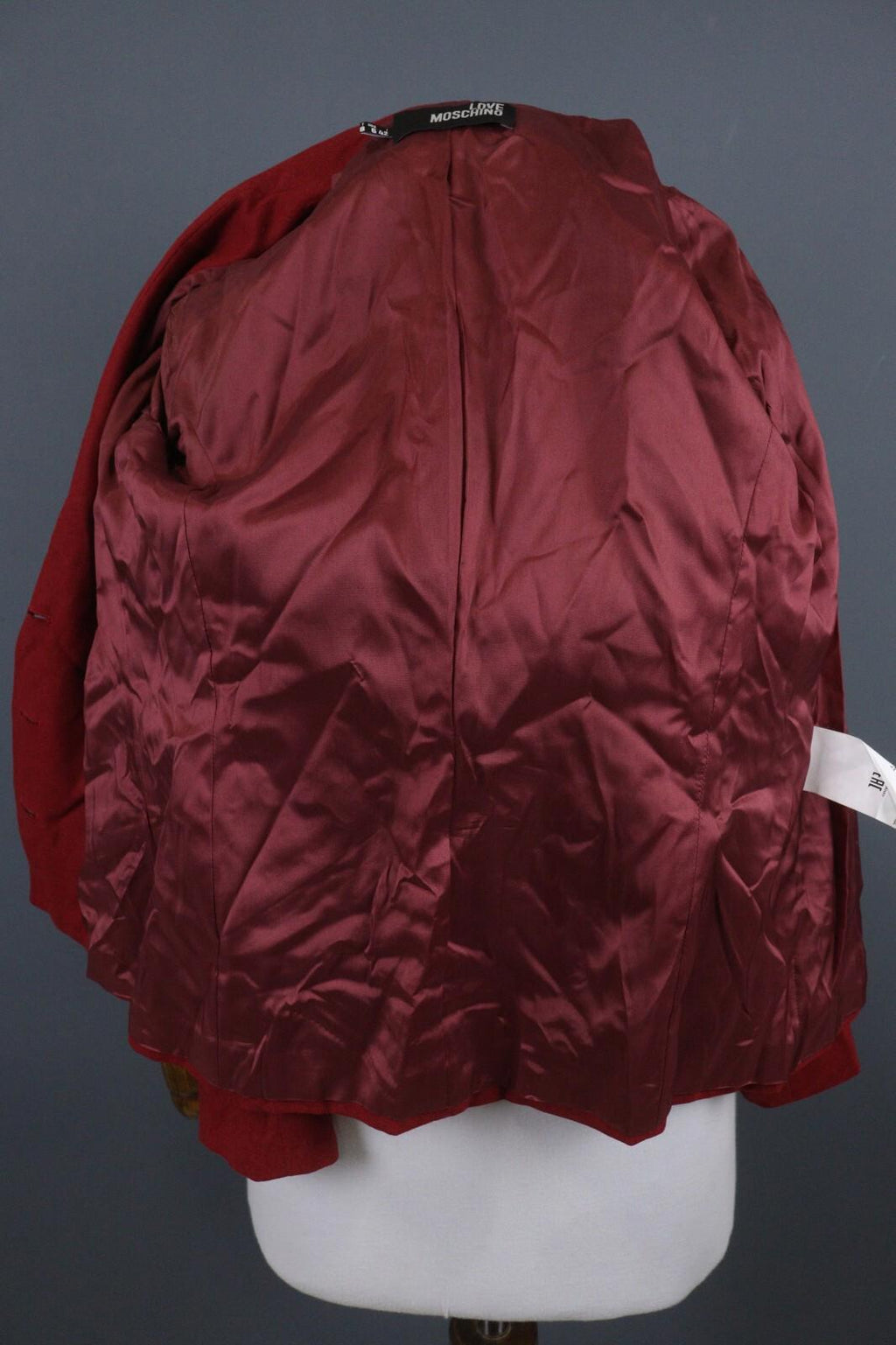 LOVE MOSCHINO Red Long Sleeve Three Button Coat Blazer – Size US 6