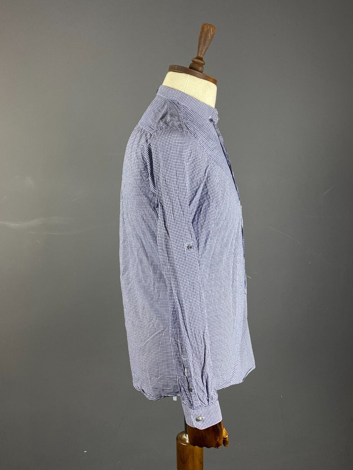 The Kooples Sport Check Blue Summer Long Sleeve Button Down Shirt – Size M