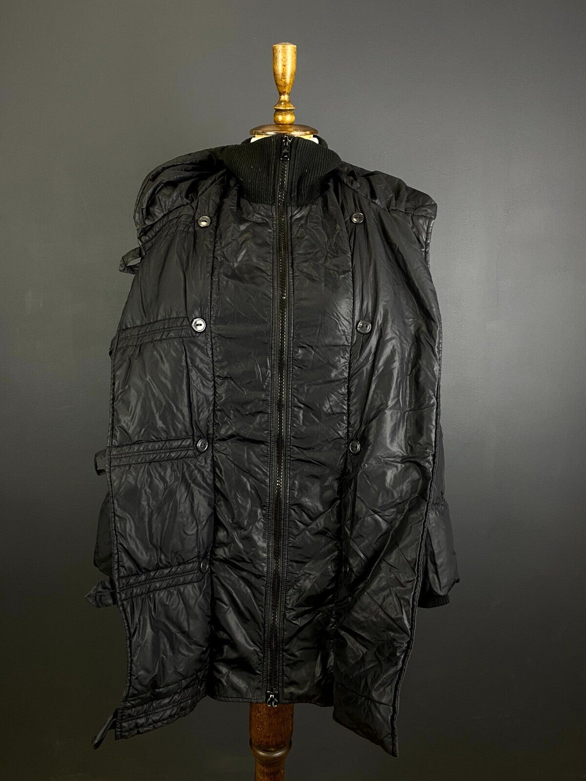 Adidas Stella McCartnhey Full Zip Hooded Parka Paded Coat Parka – Size 34