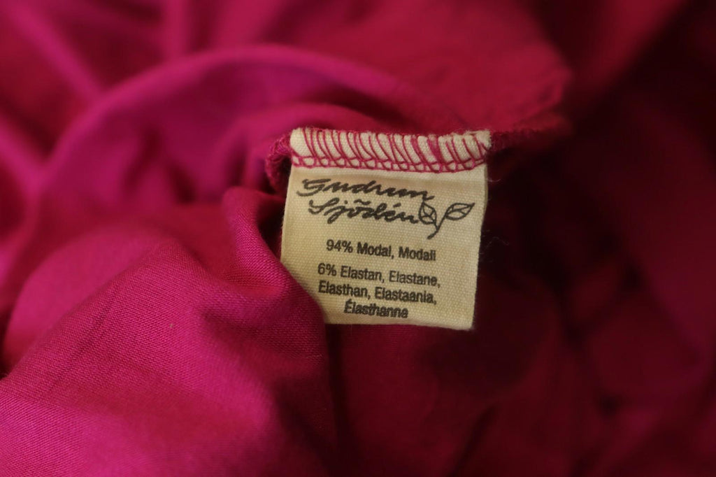 GUDRUN SJODEN Pink Modal Sleeveless Round Neck Stretch Pullover Tank Top – Size S