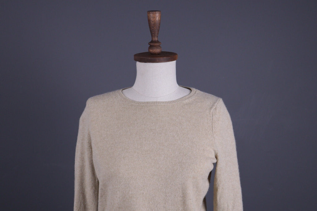 J. Crew Beige Knit 100% Italian Cashmere Soft Sweater – Size XXS