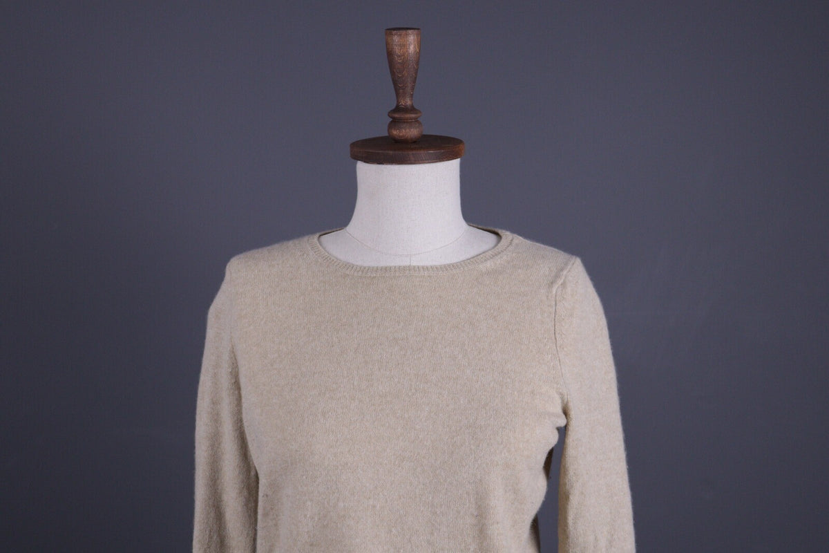 J. Crew Beige Knit 100% Italian Cashmere Soft Sweater – Size XXS