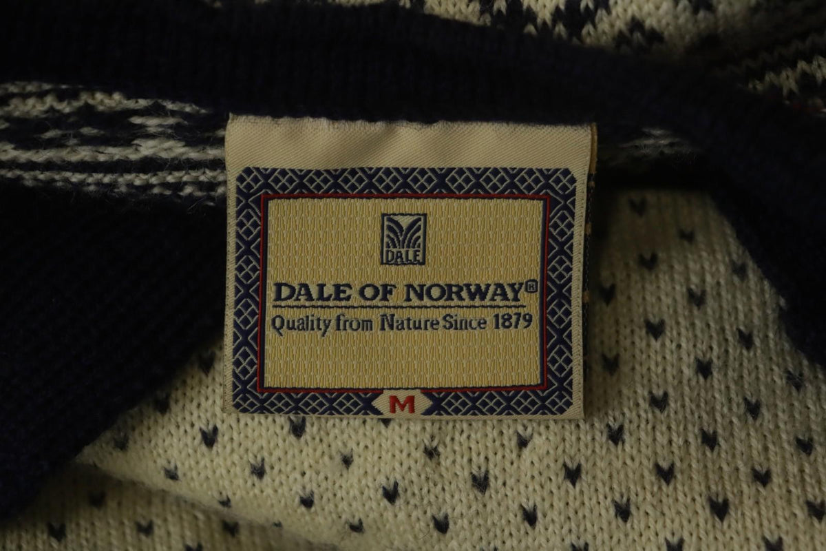 DALE OF NORWAY Multi Fair Isle Wool Knitted Button Front Ski Sweater – Size M