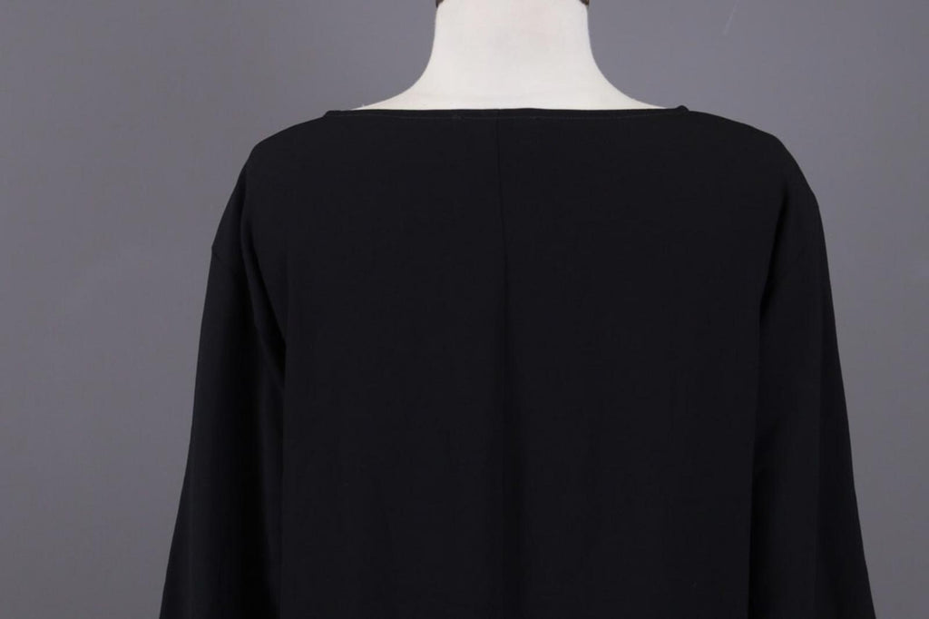 BNWT OSKA Black Lagenlook Oversize Long Sleeve Sweater Midi Dress – Size 1