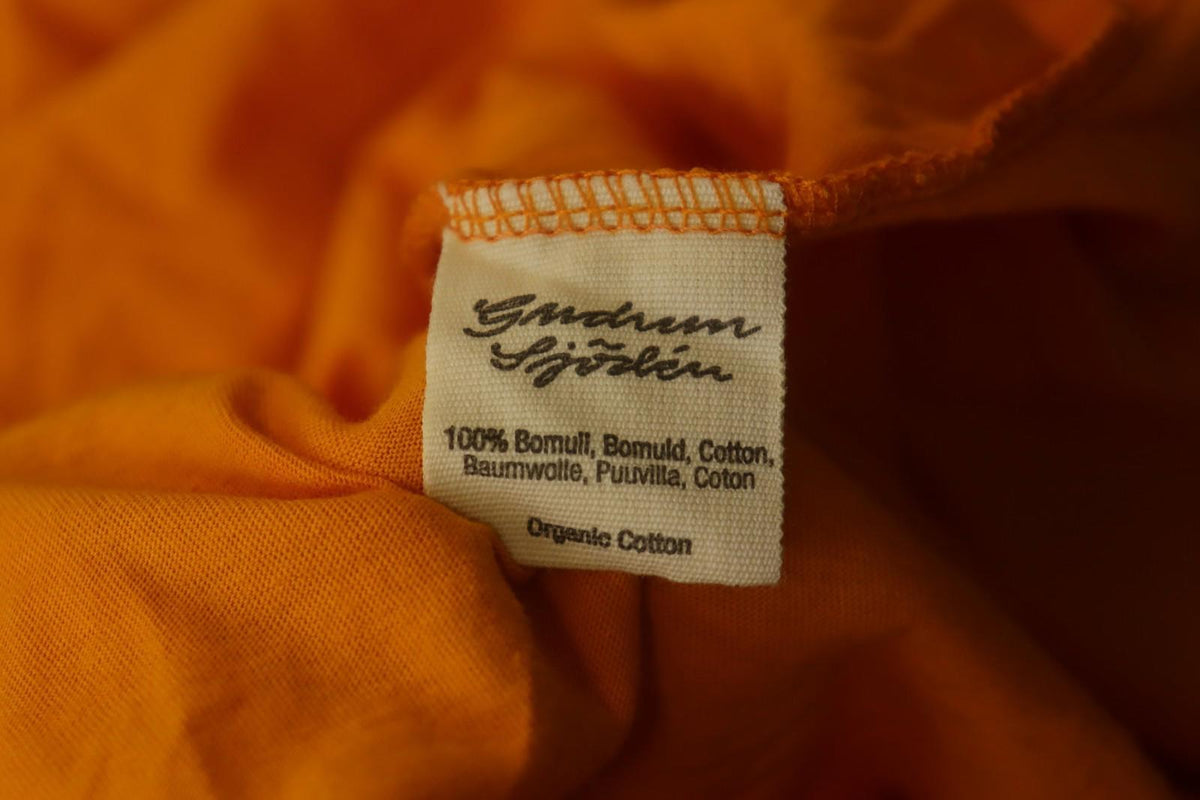 GUDRUN SJODEN Yellow Sleeveless Round Neck Stretch Pullover Tank Top – Size M – Used