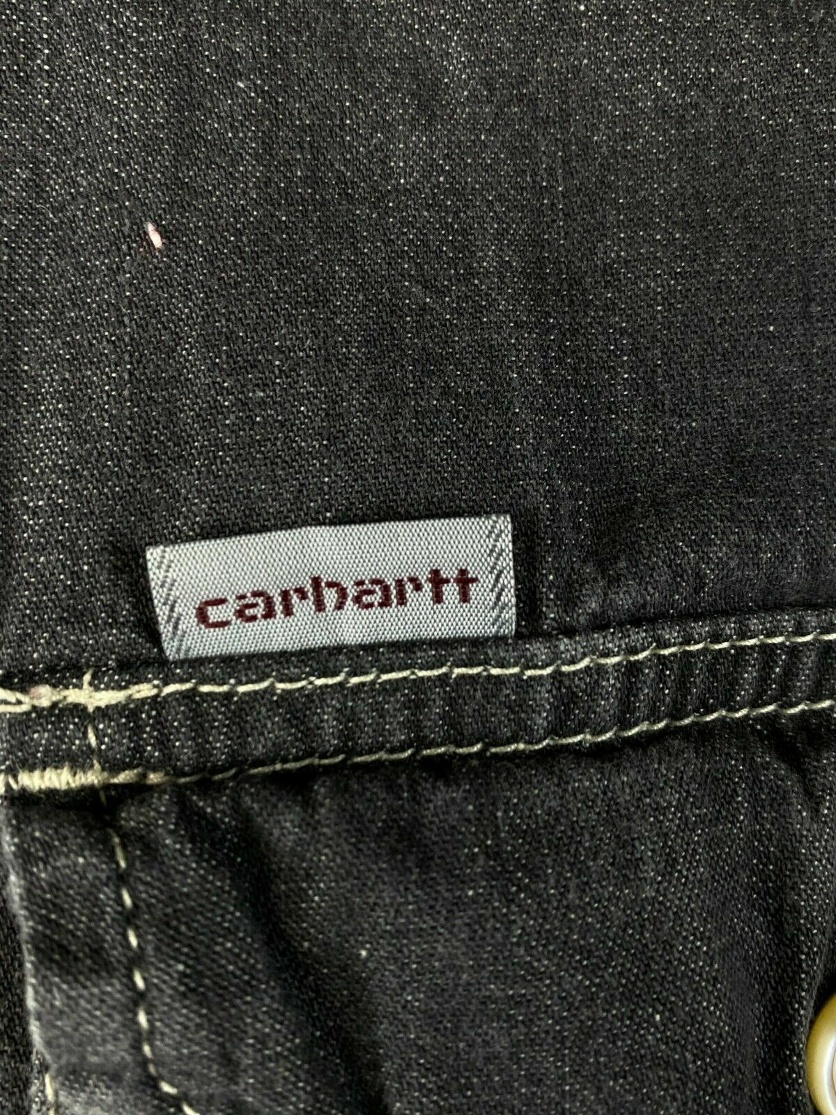 Carhartt L/S Wing Shirt Grey Double Pocket Long Sleeve Shirt – Men's M