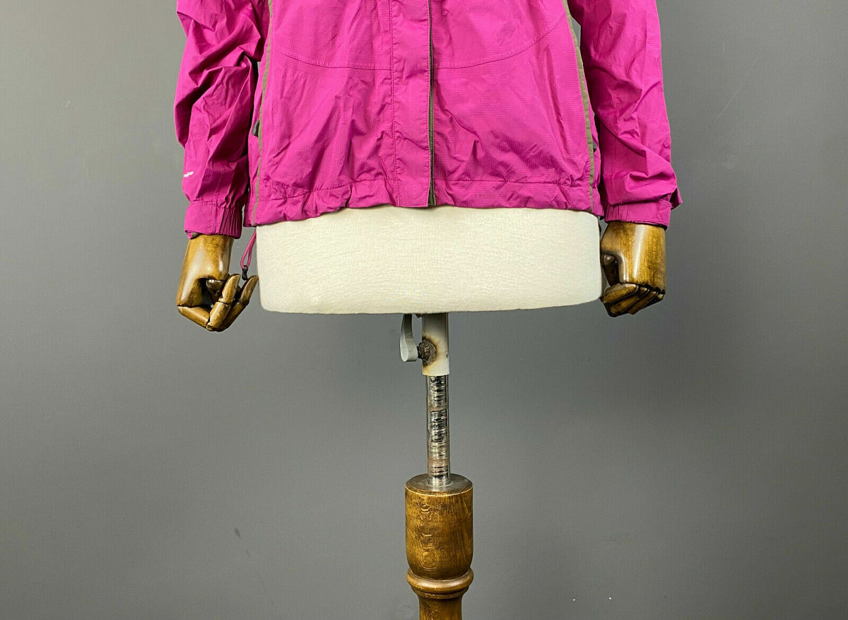 Millet Dry Edge Pink Nylon Hooded Windbreaker Jacket M US 10 UK 12 EU 40-42