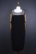 MARINA RINALDI Black Evening Sleeveless Tank Long Dress – Size 23