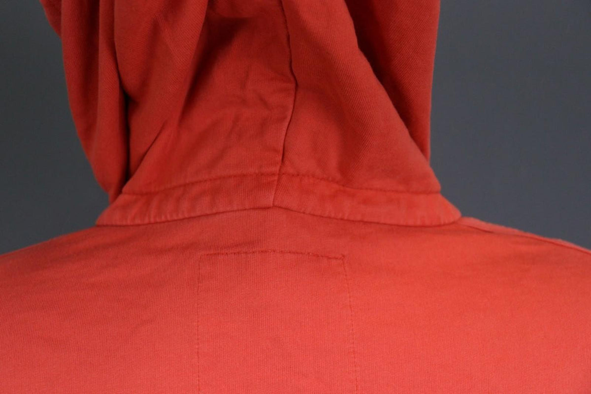 PARAJUMPERS Orange 100%Cotton Raglan Sleeve Drawstring Full Zip Hoodie – Size 2XL