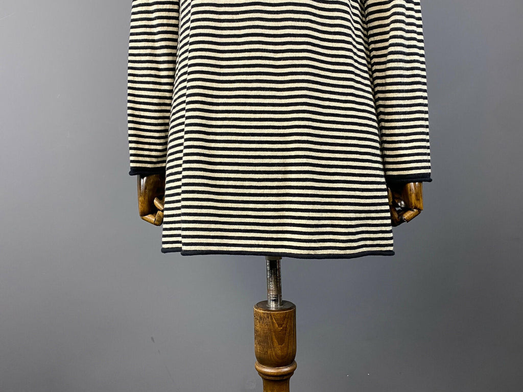 GUDRUN SJODEN Striped Wool Long Sleeve Top Tunic – Size S