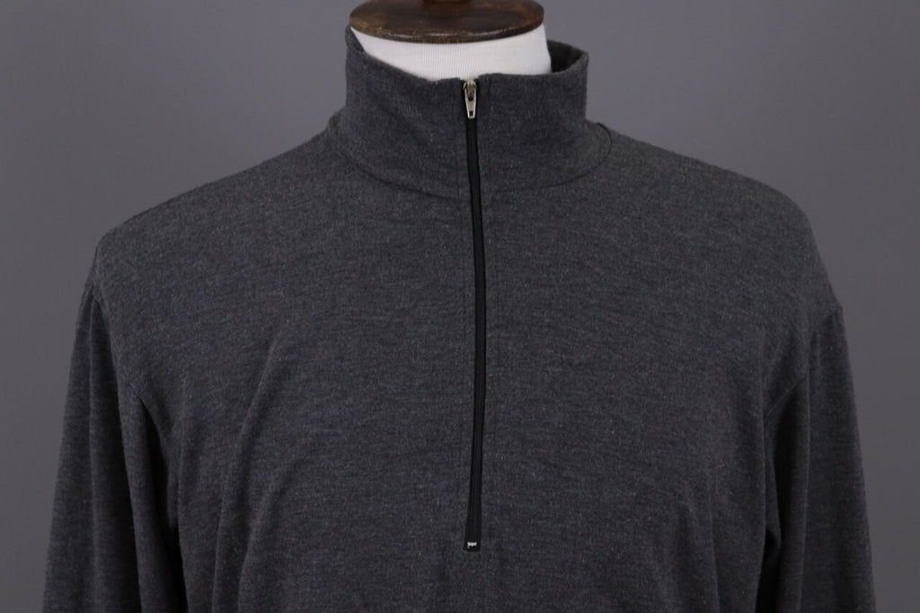 Patagonia Capilene Gray 1/4 Zip Activewear Base Layer Pullover – Size XL
