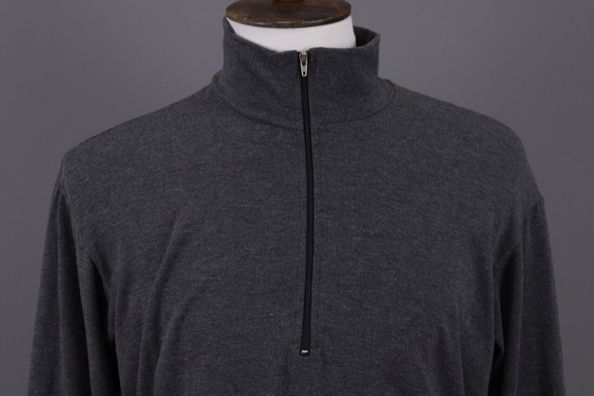 Patagonia Capilene Gray 1/4 Zip Activewear Base Layer Pullover – Size XL