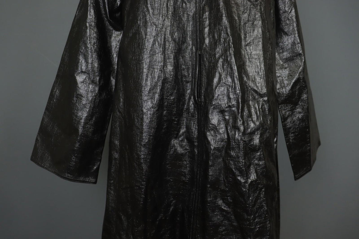 Carolina Herrera Black Regular Fit Long Sleeve Open Front Trench Coat – Size XS – Used