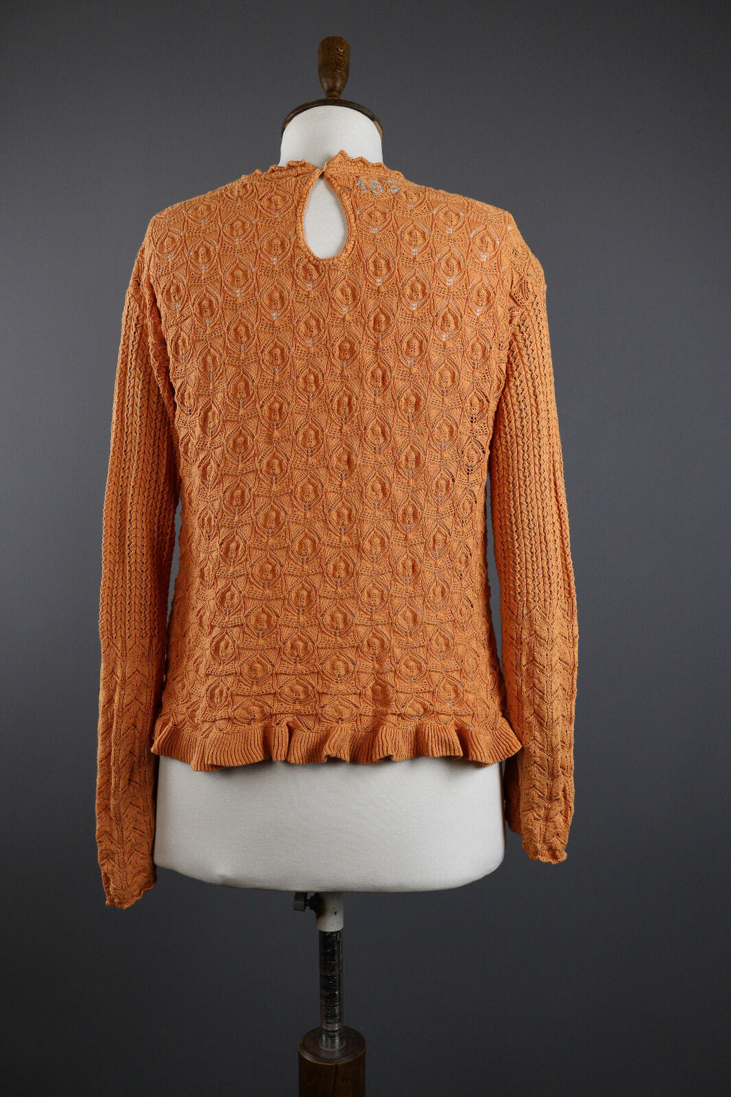 Odd Molly Cotton Long Sleeve Crochet Mesh Sweater – Women's 0