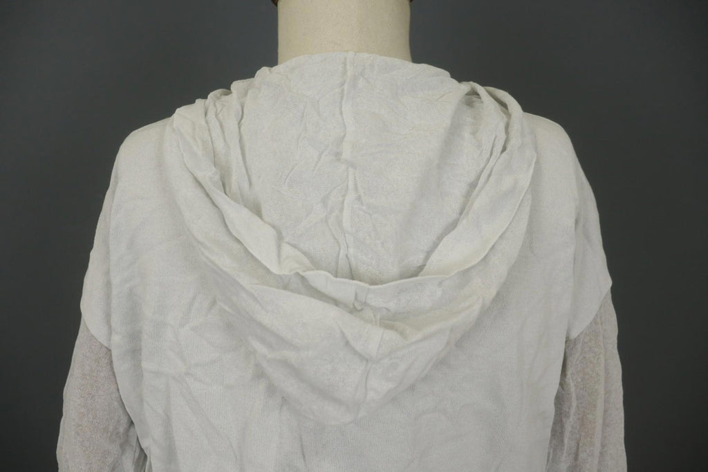Annette Görtz White Cotton Long Sleeve Regular Fit Full Zip Hoodie – Size M