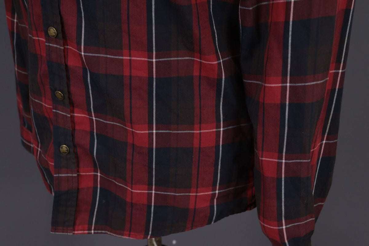 Härkila of Scandinavia Plaid Wool Check Long Sleeve Wool Overshirt Shirt – Size M – Used