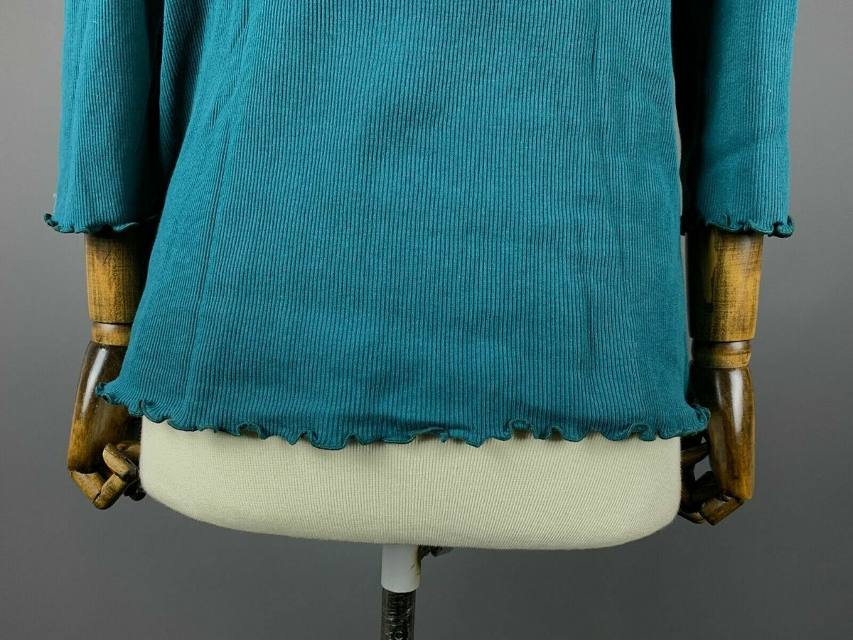 Deerberg by Oska Blue Long Sleeve Top Blouse – Size XL