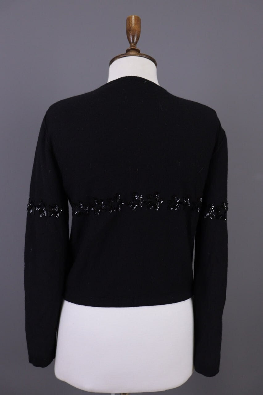 Sonia by Sonia Rykiel Black Wool Angora Knit Sweater 40 / M