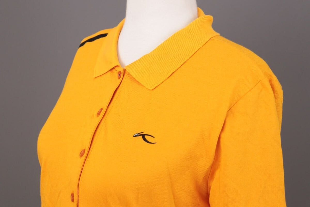KJUS Systems Orange Short Sleeve Polo Shirt – Size 42 / XL