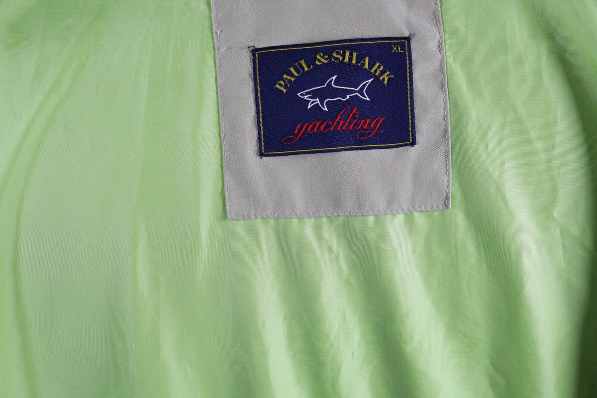 Paul & Shark Casual Multipocket Rain Trench Coat Jacket – Men's XL