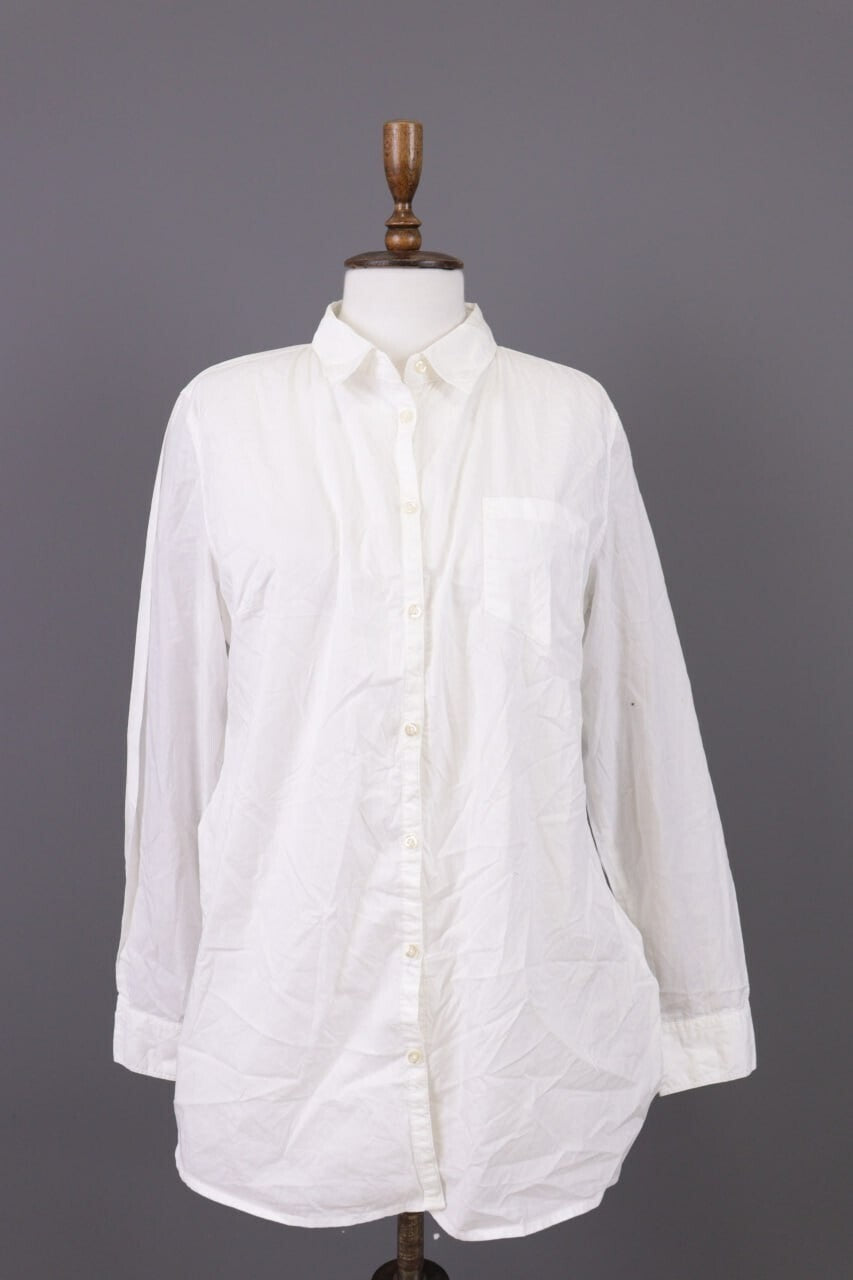 Emily Van Den Bergh White Long Sleeve Blouse Tunic Shirt – Size 44