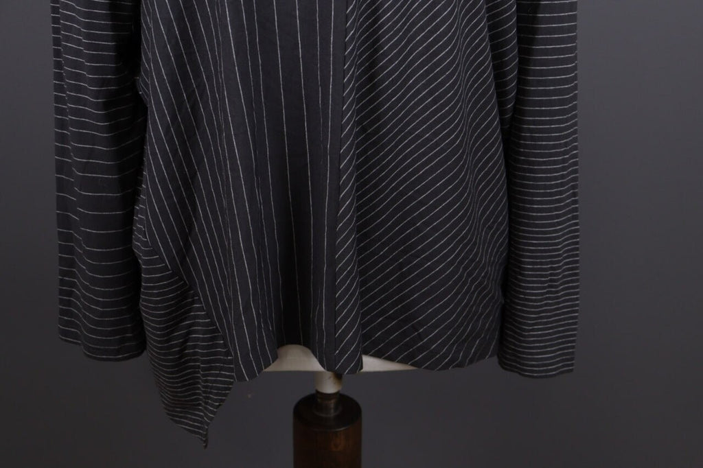 Oska Brown Striped Relaxed Lagenlook Tunic Dress – Size 2