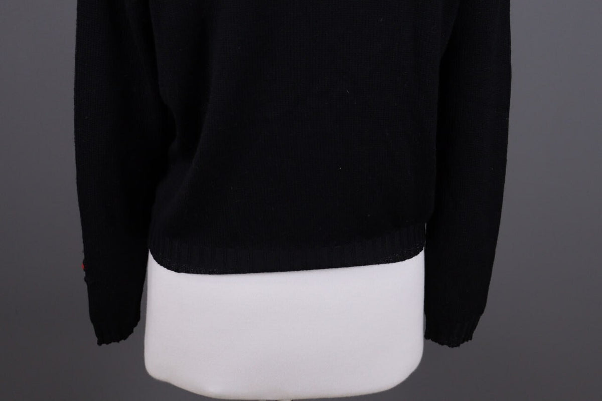 Princess Goes Hollywood Black Love Story Cashmere Knit Sweater – Size 36