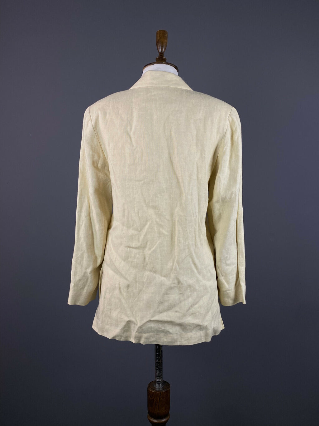 Kenzo Jungle Beige Button Down Blazer Jacket – Women's 38
