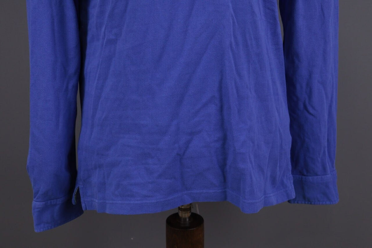 ETRO Milano Blue Collared Paisley Pullover Sweater – Size XL