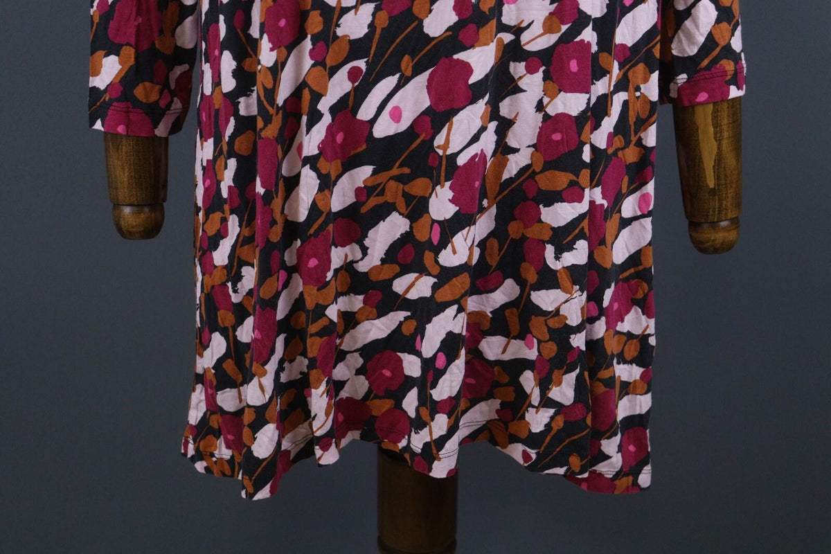 MARIMEKKO Multicolor 3/4 Sleeve A-Line Relaxed Tunic Dress – Size M