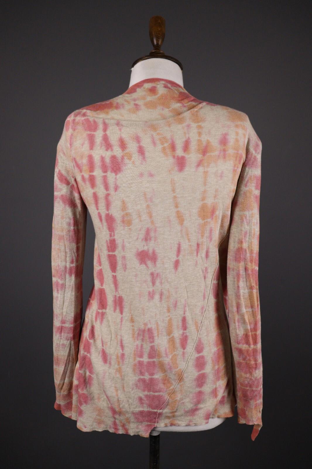 ZADIG & VOLTAIRE Colorful Abstract Knit Wrap Cardigan Sweater – Size S