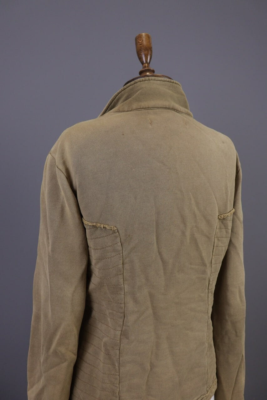Transit Par Such TR-900 Brown Button Down Designer Jacket – Size 4 / XL
