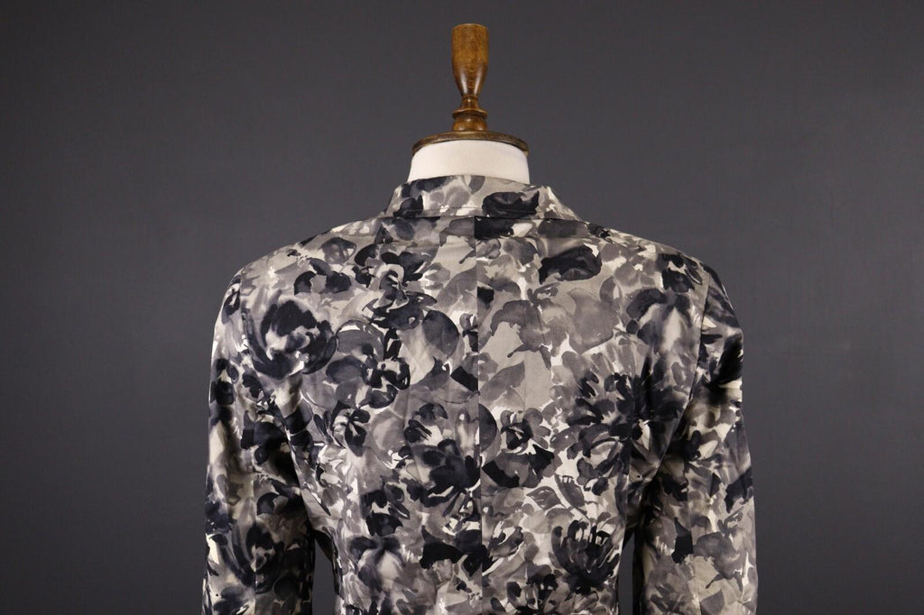 MAX MARA Multicolor Floral Belted Lightweight Blazer Jacket – Size USA 10