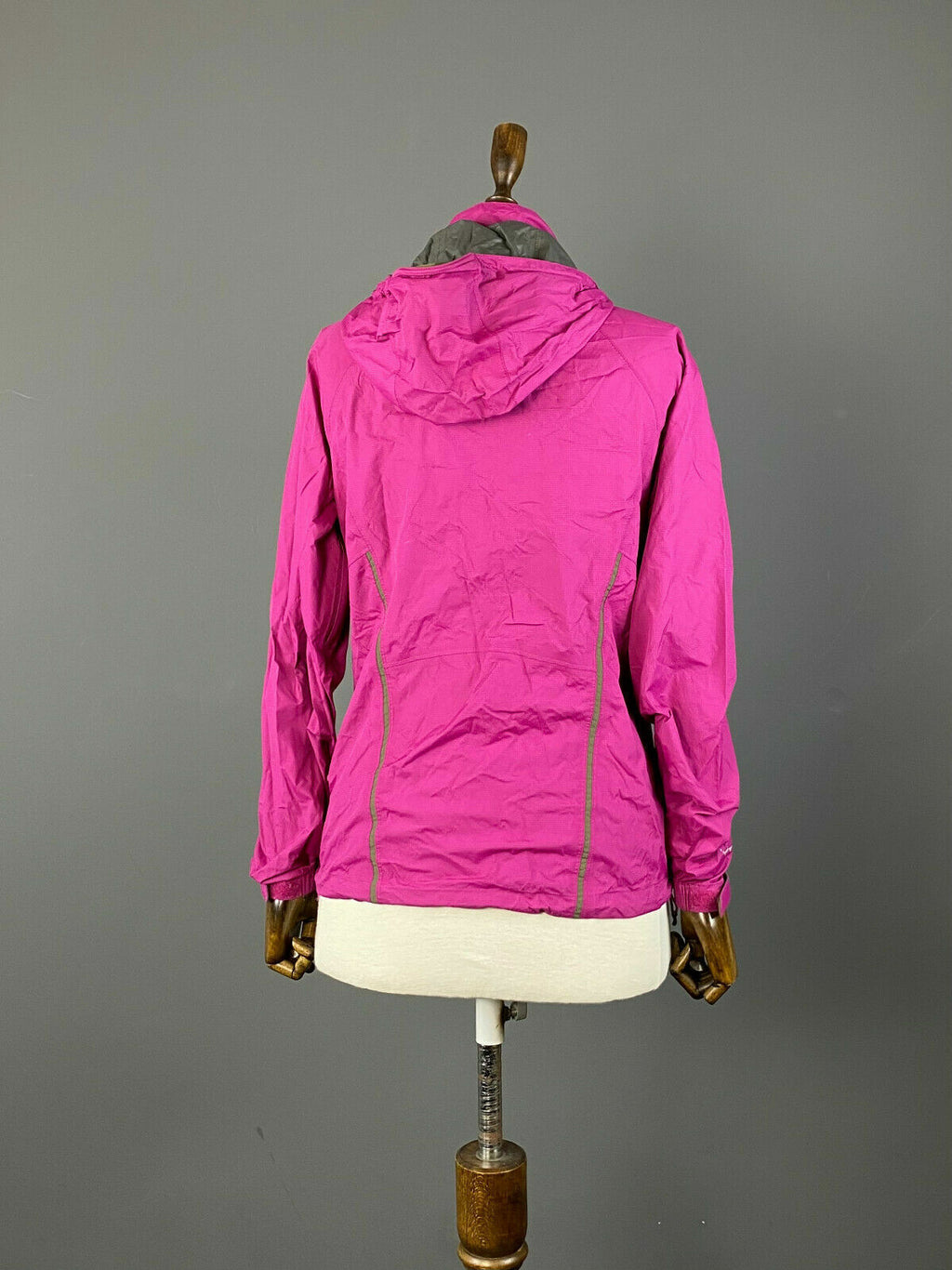 Millet Dry Edge Pink Nylon Hooded Windbreaker Jacket M US 10 UK 12 EU 40-42