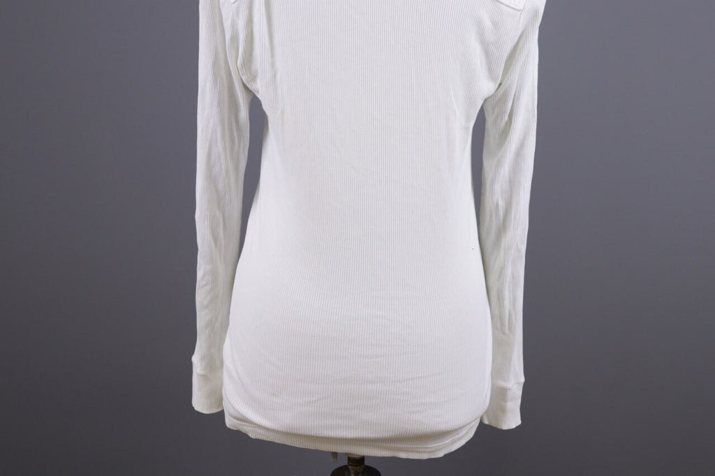 Dolce&Gabanna White V-Neck Pullover – Size 46