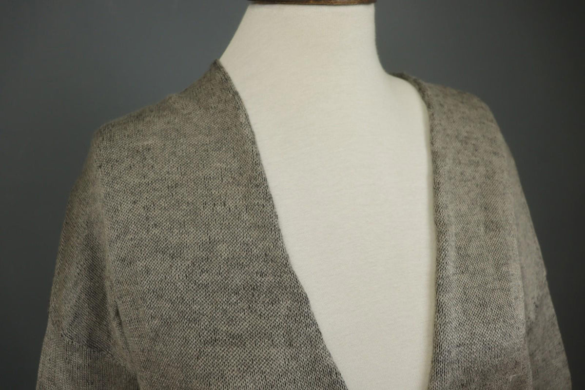 TRANSIT PAR SUCH Gray Wool Tight Knit Long Sleeve Button Front Cardigan – Size 2
