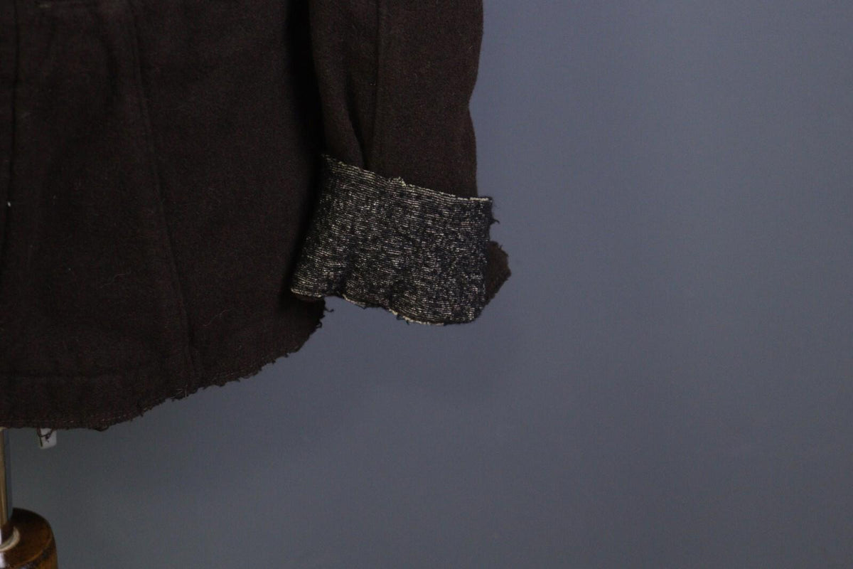 TRANSIT PAR SUCH 131 Brown Cashmere Wool Pockets Button Blazer Jacket – Size 5