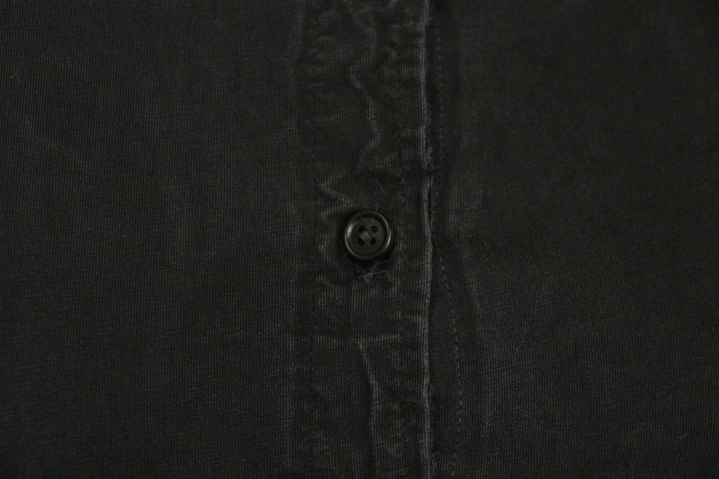 RUNDHOLZ DIP Black Casual Short Sleeve Collared Full Button Front Shirt – Size M