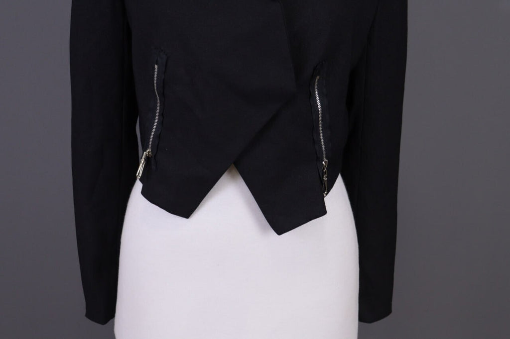 BNWT Ladies Cop Copine Celeri Chemise Veste Black Open Front Jacket 40