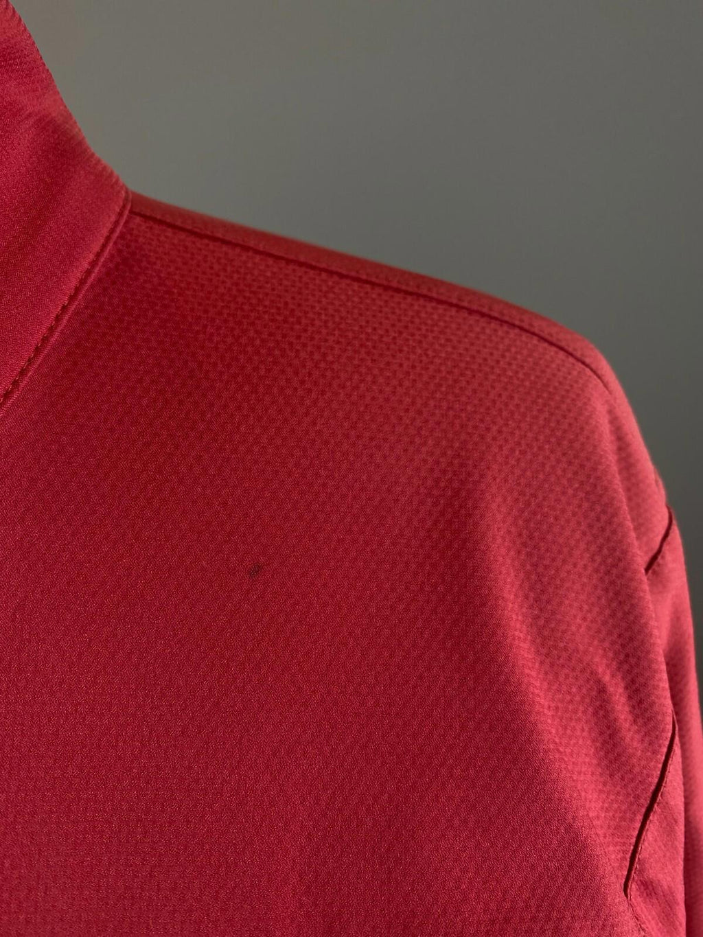 MAMMUT SOFT TECH Red Full Zip High Neck Soft Shell Jacket – Size L