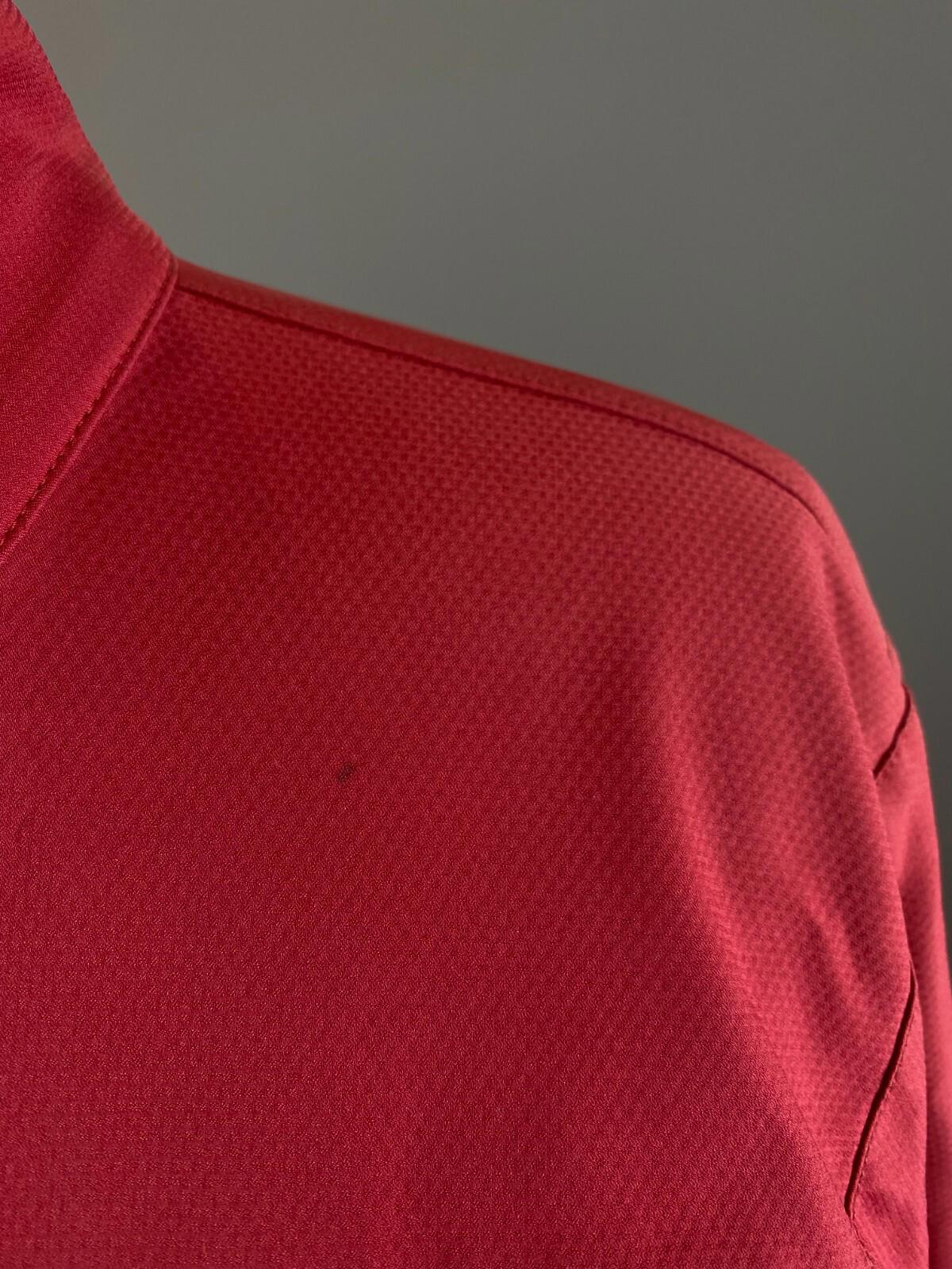 MAMMUT SOFT TECH Red Full Zip High Neck Soft Shell Jacket – Size L