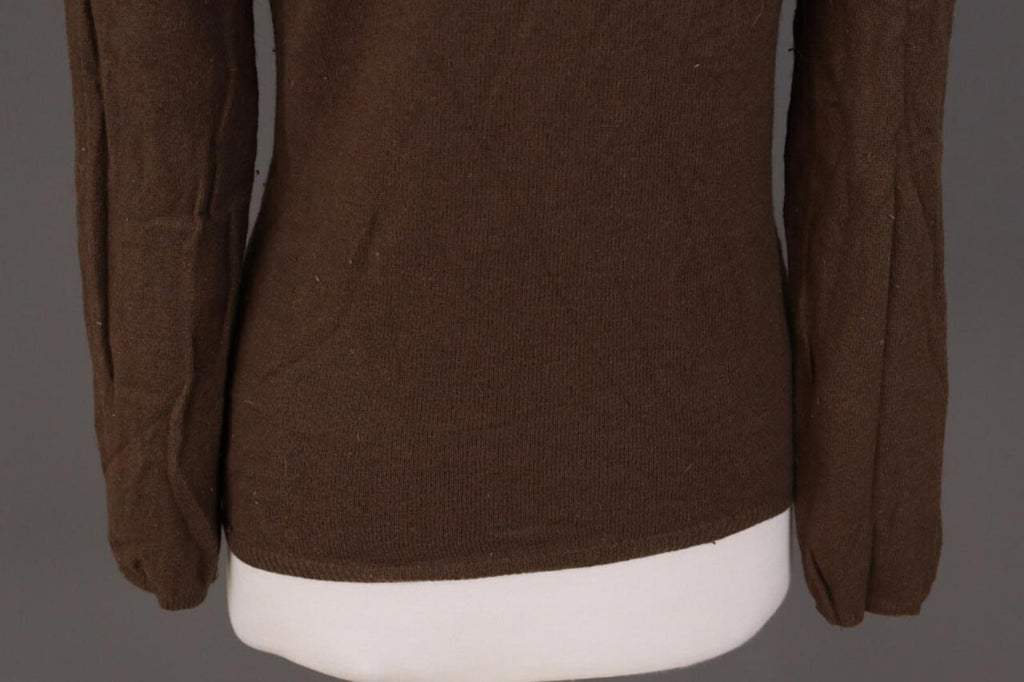 GUCCI Brown Knit Scoop Neck Sweater – Size L