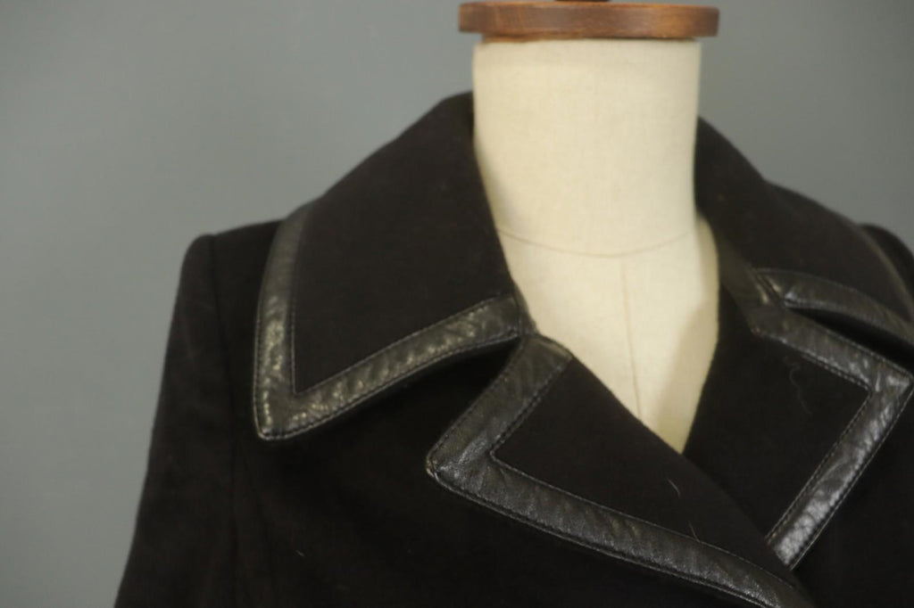 Balenciaga Black Wool Double Breasted Peak Lapel Formal Blazer Jacket – Size 38