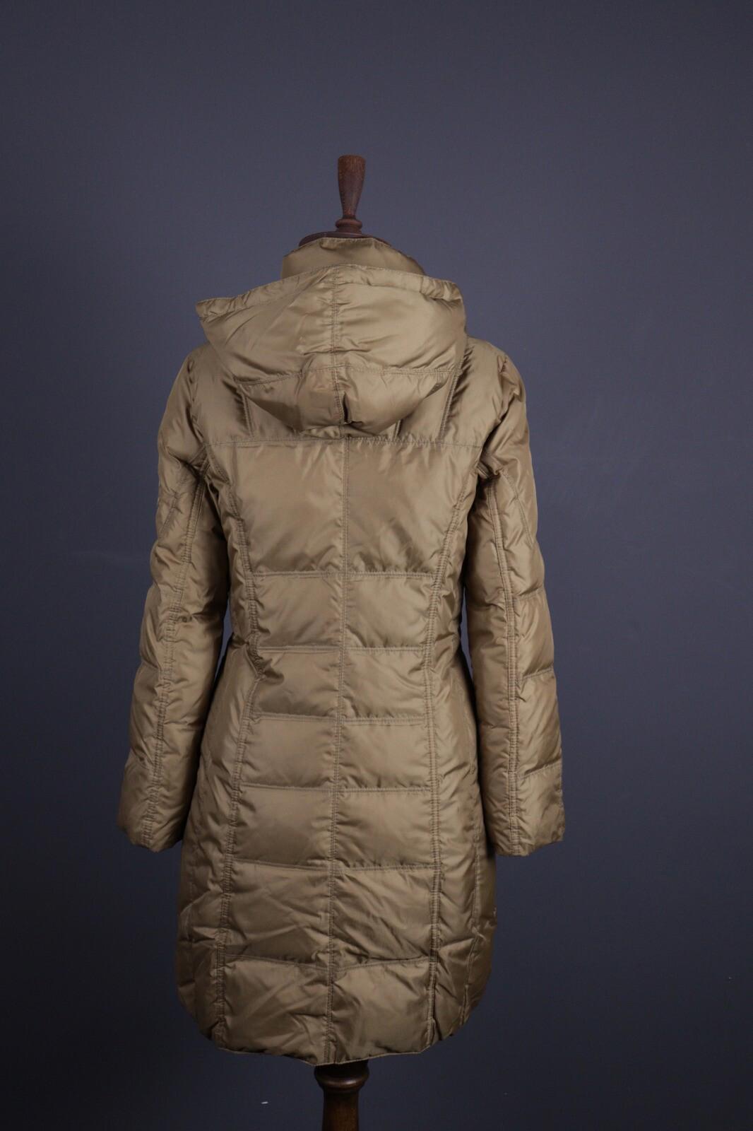 LAUREL JEANS Brown Quilted Duffle Coat Jacket – Size 34 / XS