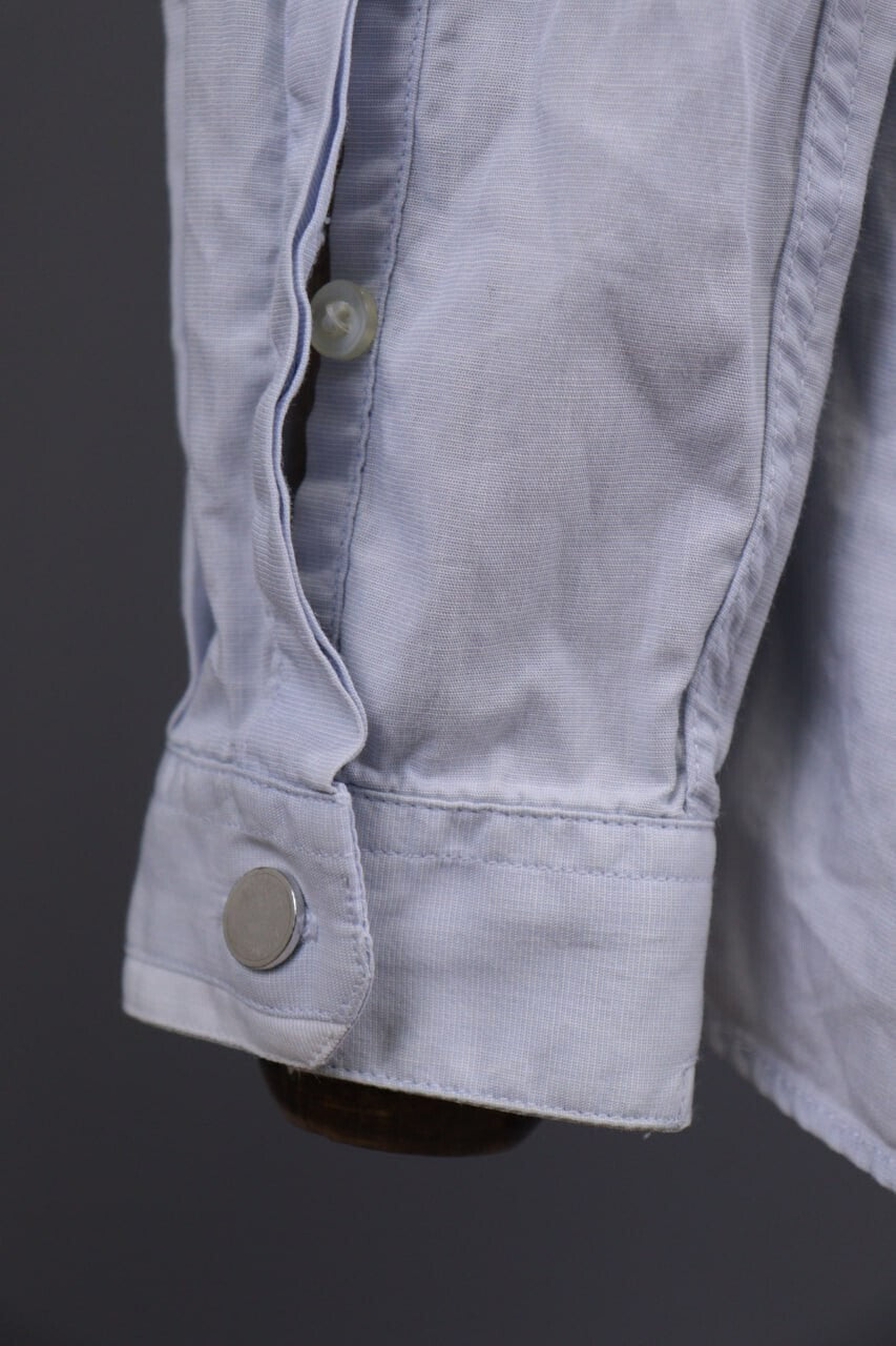 The Kooples Adjusted Blue Summer Long Sleeve Button Down Shirt – Size S